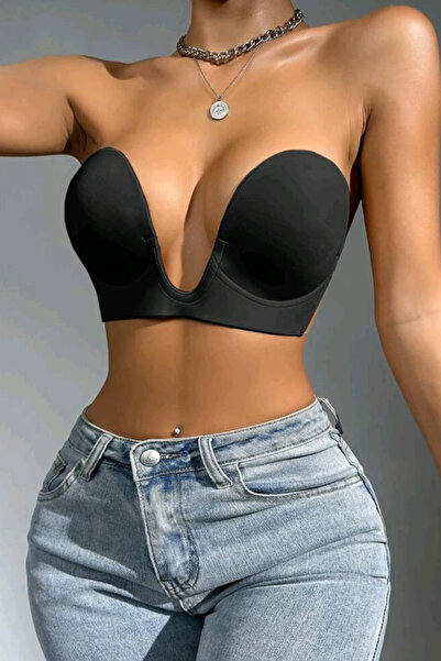 Love Fab Special Design Strapless Bandeau Bra with Breast Support
