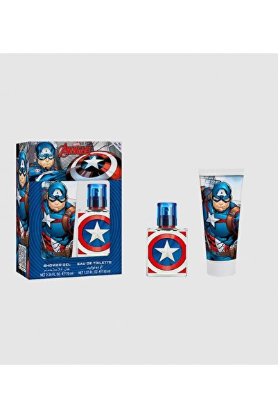 Marvel مجموعة عطرية للأطفال تحتوي على أو دو تواليت بحجم 30 مل مع جل للاستحمام...