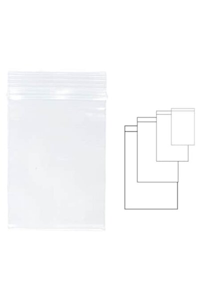 Perla Zipp Bags for household use, size 26*30 cm, 45 microns, 50 pcs/set