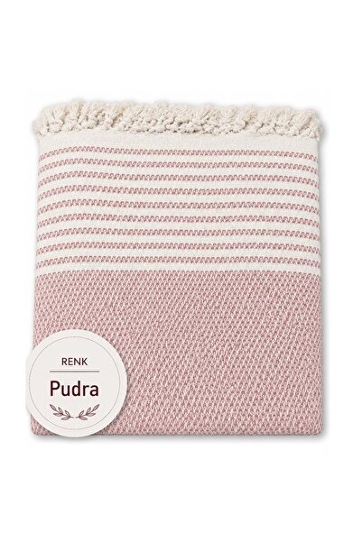 Mandaş Pamučna neklizajuća navlaka za sofu od slame (180x220) - Puder