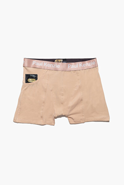 Paul Kenzie Men's Pocketed Boxer - Nude
