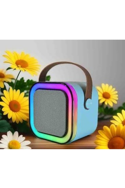 Colorful KARAOKE MİKROFON VE HOPARLÖR ÇOCUKLARIMIZIN VE BİZ EBEBEYNLERİN EĞLE...