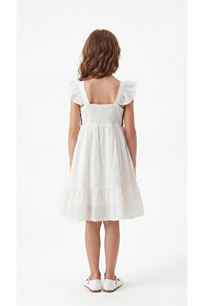Mışıl Kids Knitted Detailed Girls' Dress