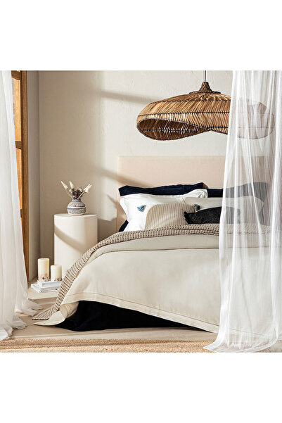 Chakra Lace Bamboo King Size Duvet Cover Set 230X220 cm White