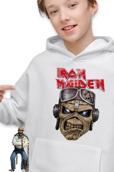 OEM Hanorac Copii Baieti Iron Maiden Biker Heavy Metal