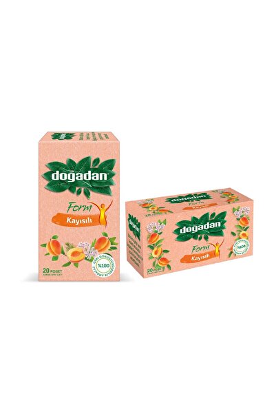 Doğadan شاي المشمش 20 قطعة 36 جرام × 3 حزم