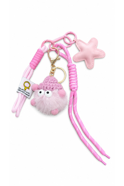 ELOVE Cute Plush Bag Charm/Keychain for Women