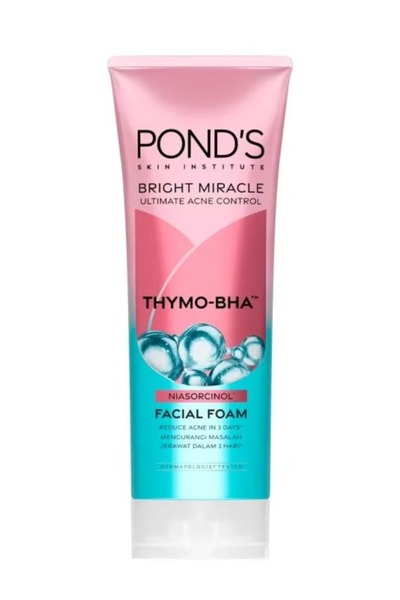 Ponds برايت ميراكل - رغوة الوجه للتحكم في حب الشباب بالثيمو-بي إتش إيه (نياسو...