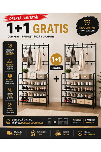 OEM 1 + 1 GRATIS! CUIER CU PANTOFAR SI 5 RAFTURI (RO-V01)