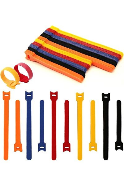 The Bros 100PCS Reusable Cable Zip Ties, 8-inch &6-inch cord ties, Multi-Purp...