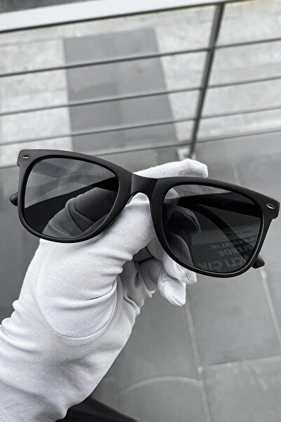 Roger Bacon Black Men's Sunglasses Uv400 Protection