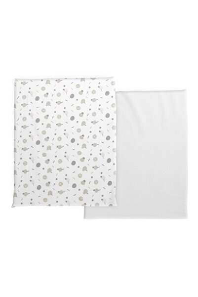 Chicco Next2Me Forever Cotton Stretchy Sheet Set of 2, Confetti, 0 months+