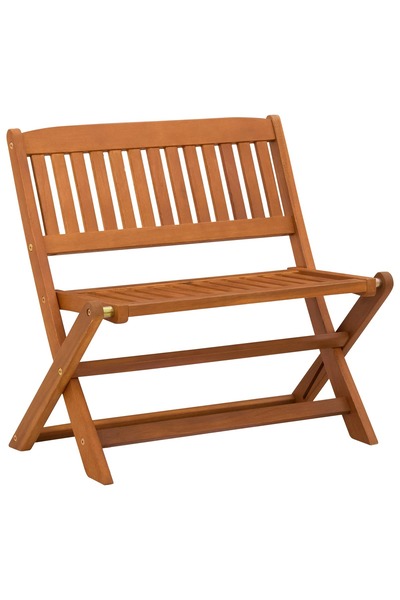 vidaxl Bancă pentru copii Maro 61 x 38 x 57 cm Lemn de eucalipt masiv