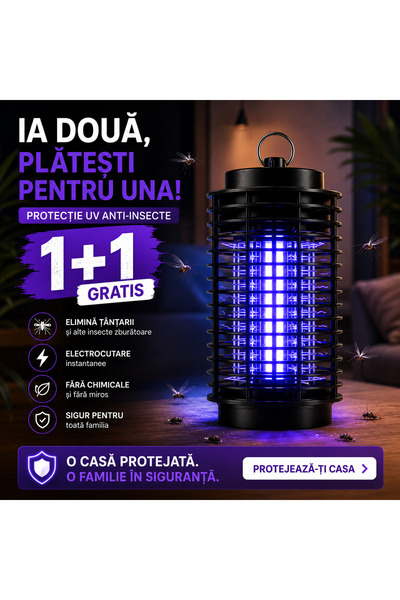 OEM SET 1+1 LAMPA UV ANTI INSECTE (RO-V08)