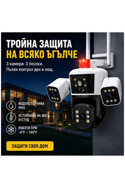 OEM Camera alba tripla WIFI (BG-V04)