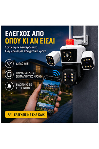 OEM Camera alba tripla WIFI (GR-V03)