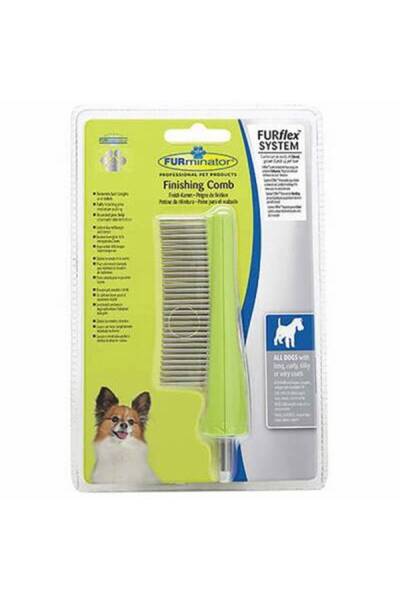 CRİSTAL رأس مشط للكلاب من Furflex Finishing Comb