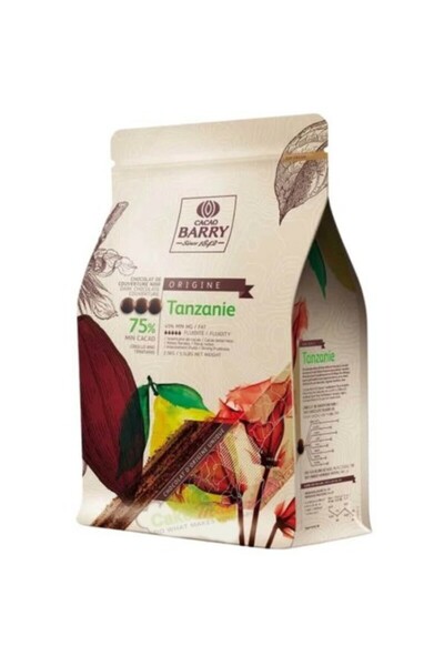 Callebaut CakeMasters Ciocolată Neagră Autentică TANZANIA 75% 2.5kg Cacao Barry
