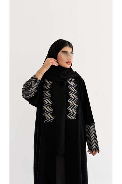 AYA mw2094 عباية ملكي بقصة نص كلوش عصرية
