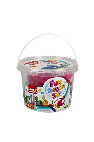 CRAFY Set 17 piese, Galetusa cu plastilina, Crafy, 200 g