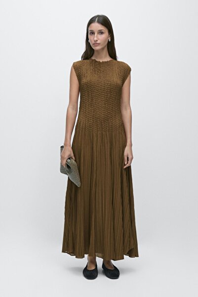 Massimo Dutti Uzun pilili elbise