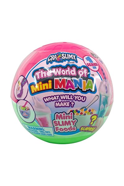CrazArt Set creativ cu slime, Cra-Z-Art, Mini Mania Slimy Foods, S1