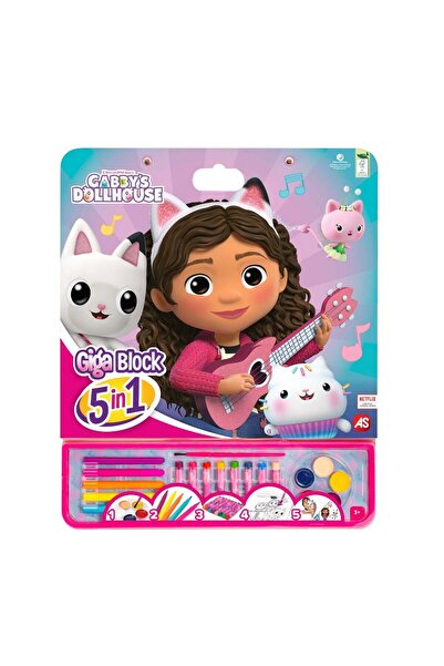 Gabby's Dollhouse Set pentru desen, Gabbys Dollhouse, Giga Block 5 In 1