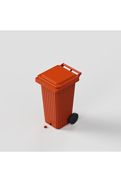 Wave Bin WAVE Eurobin with outlet Brick Red 120L AETA Terracotta Bin