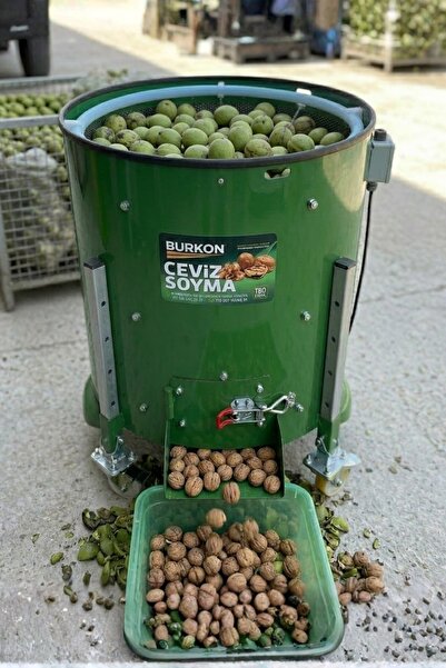BURKON MAKINE Burkon 190 Litre Rendeli Sabit Devirli Ceviz Soyma Makinesi