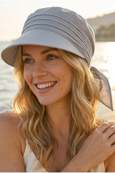 Uniquetrenders Women's Safari Tie-Up Brim Bandana Beach Hat
