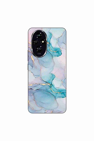 OEM Husa compatibila cu Honor 200 Silicon Gel Tpu Model Abstract Watercolor M...