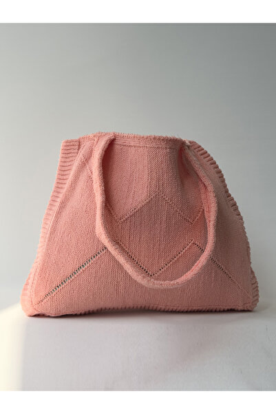 Sea Style Geantă tote din tricotaj cu model geometric
