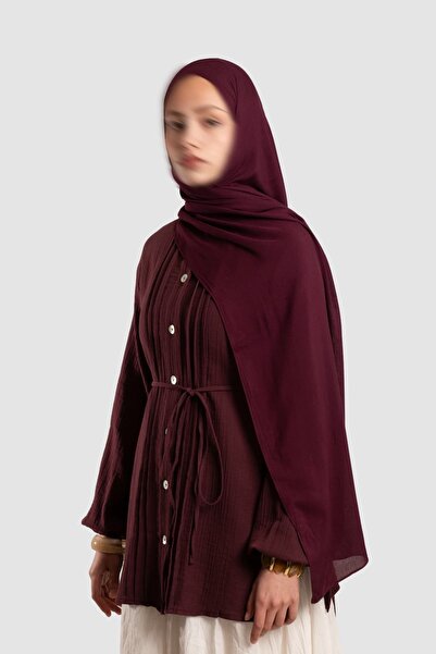 Lemaye Soft Viskon Şal Bordo