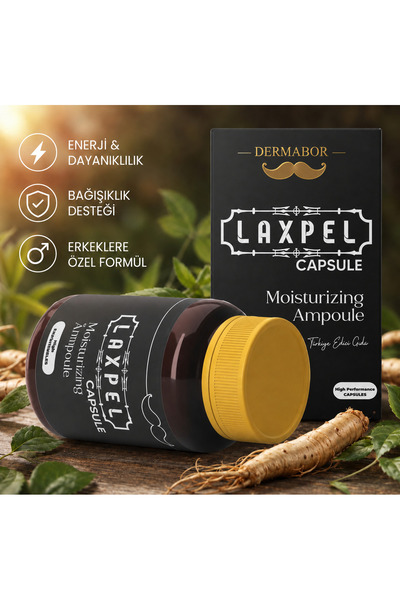 Dermabor Kırmızı Ginseng, Demir Dikeni, Çakşır Otu, Keçiboynuzu Özü 10adet ac...