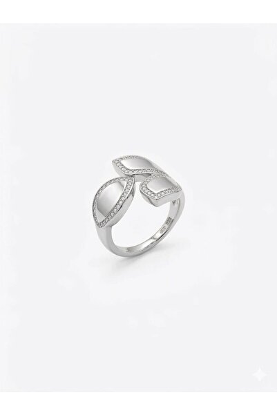 Mestore Leaf Patterned Ring
