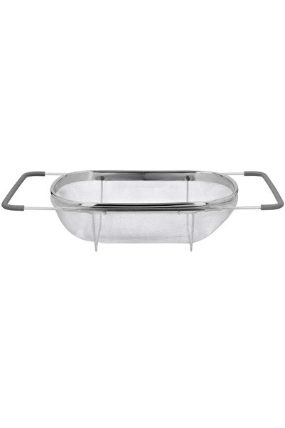 PUFO Stainless steel extendable sink drainer, 36 x 24 cm, silver/grey