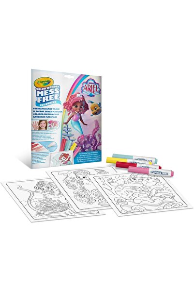 Crayola مجموعة تلوين كولور ووندر أرييل ديزني إم إل