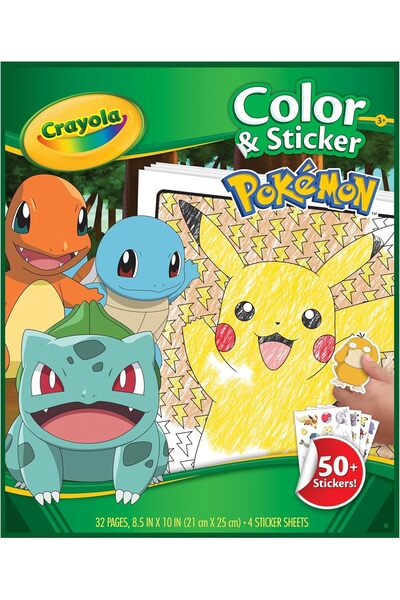 Crayola ملصقات و ألوان بوكيمون