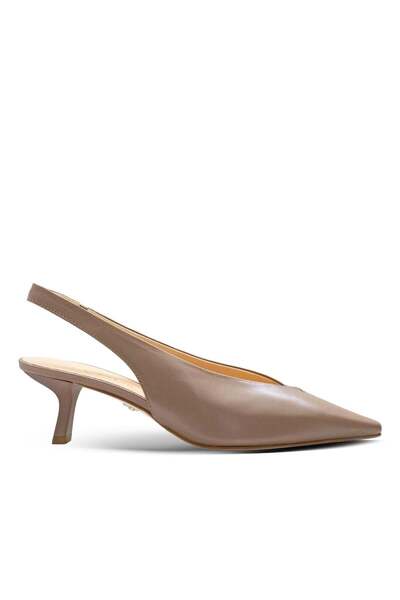 Vario Genuine Leather Low Heel Shoes 796 Noce (Walnut)