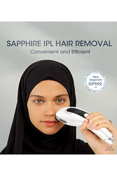 Deess جهاز GP592 لإزالة الشعر بتقنية IPL مع تبريد بالثلج، للاستخدام المنزلي 2...