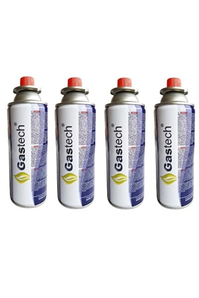 GASTECH Σετ 4 τεμαχίων, φιάλες αερίου 227γρ., GazTech, αναγομώσεις για εστίες...