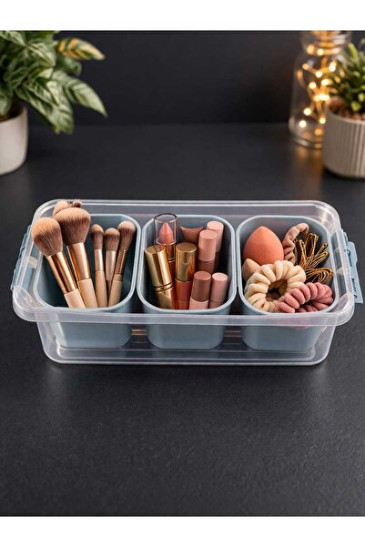 HOBBY LİFE Grand 3 Compartment Deep Organized Box 1.8 L