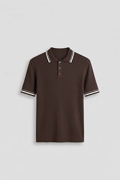 ablukaonline Muška pamučna polo majica sa kontrastnim detaljima, regular fit,...