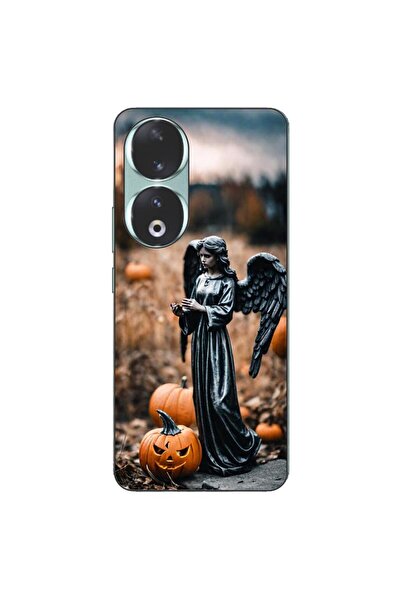 OEM Husa compatibila cu Honor 90 5G Silicon Gel Tpu Model Halloween Dovleacul...