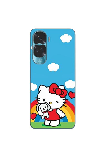 OEM Husa compatibila cu Honor 90 Lite 5G Silicon Gel Tpu Model Hello Kitty Ra...