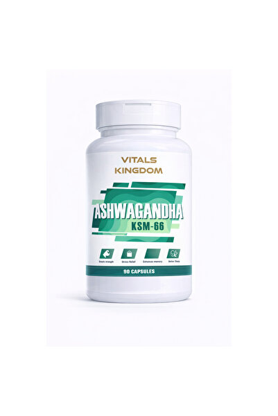 VITALS كبسولات أشواغاندا KSM-66 بتركيز 500 ملغ - 90 كبسولة