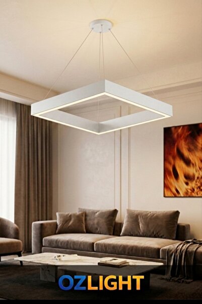 OZLIGHT AYDINLATMA OZLIGHT Kare LED Sarkıt Avize 30x30 cm 32W - 5 Farklı Kasa...
