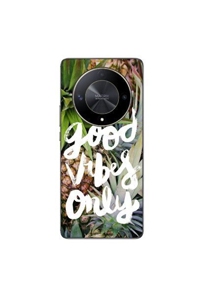 OEM Husa compatibila cu Honor Magic6 Lite Silicon Gel Tpu Model Good Vibes Only