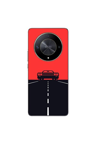 OEM Husa compatibila cu Honor Magic6 Lite Silicon Gel Tpu Model Red Sky Muscl...