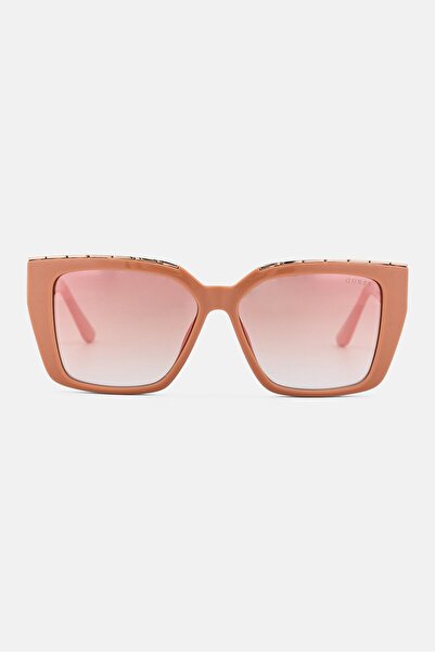Guess Women GU7915 72U Cat Eye Sunglasses, Peach